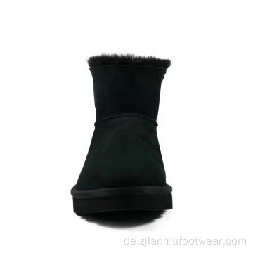Merino Wolle Klettbänder atmungsaktive Fleece -Stiefel